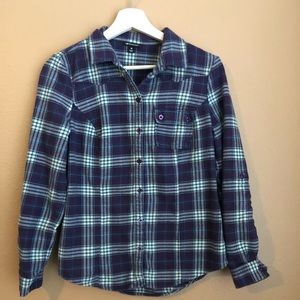 Purple women’s flannel